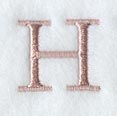 Dauphin Letter H (3 Inch)