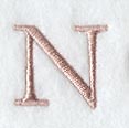 Dauphin Letter N (3 Inch)
