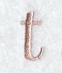 Dauphin Lower Case Letter t (3 Inch)