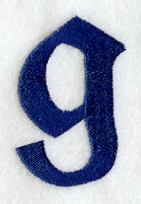 Enchantment Lower Case Letter g (3 Inch)