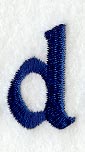 Enchantment Lower Case Letter d (3 Inch)