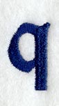 Enchantment Lower Case Letter q (3 Inch)