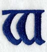 Enchantment Letter W (3 Inch)