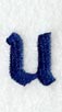 Enchantment Lower Case Letter u (3 Inch)