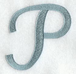 Flair Script Letter P (3 Inch)