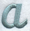 Flair Script Lower Case Letter a (3 Inch)