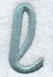 Flair Script Lower Case Letter l (3 Inch)