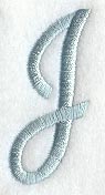 Flair Script Letter J (3 Inch)
