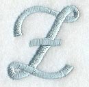 Flair Script Letter Z (3 Inch)