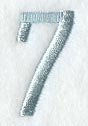 Flair Script Number 7 (3 Inch)