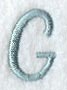 Flair Script Letter G (3 Inch)