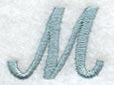 Flair Script Letter M (3 Inch)