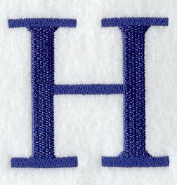 Schoolbook Letter H (3 Inch)
