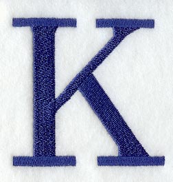 Schoolbook Letter K (3 Inch)