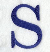 Schoolbook Letter S (3 Inch)