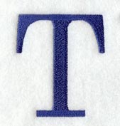 Schoolbook Letter T (3 Inch)