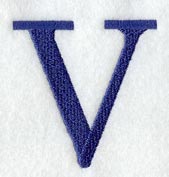Schoolbook Letter V (3 Inch)