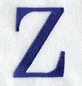 Schoolbook Letter Z (3 Inch)