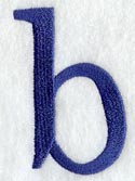 Schoolbook Lower Case Letter b (3 Inch)