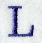 Schoolbook Letter L (3 Inch)