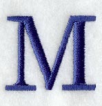Schoolbook Letter M (3 Inch)