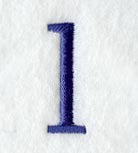 Schoolbook Lower Case Letter l (3 Inch)