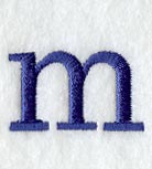 Schoolbook Lower Case Letter m (3 Inch)