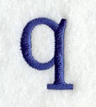Schoolbook Lower Case Letter q (3 Inch)