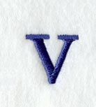 Schoolbook Lower Case Letter v (3 Inch)