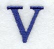 Schoolbook Letter V (3 Inch)