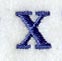Schoolbook Letter X (3 Inch)