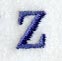 Schoolbook Letter Z (3 Inch)