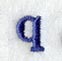 Schoolbook Lower Case Letter q (3 Inch)