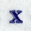 Schoolbook Lower Case Letter x (3 Inch)