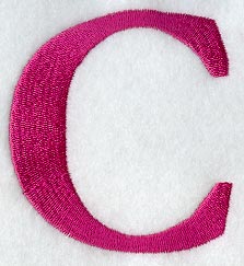 Garamond Letter C (3 Inch)