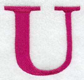 Garamond Letter U (3 Inch)