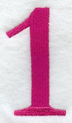 Garamond Number 1 (3 Inch)