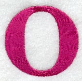 Garamond Lower Case Letter o (3 Inch)