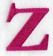 Garamond Lower Case Letter z (3 Inch)