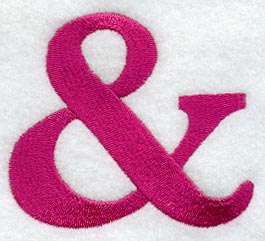 Garamond Ampersand (3 Inch)