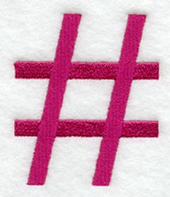 Garamond Number Sign (3 Inch)