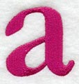 Garamond Lower Case Letter a (3 Inch)
