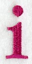 Garamond Lower Case Letter i (3 Inch)
