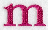 Garamond Lower Case Letter m (3 Inch)