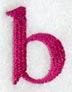 Garamond Lower Case Letter b (3 Inch)