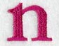 Garamond Lower Case Letter n (3 Inch)