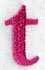 Garamond Lower Case Letter t (3 Inch)