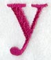 Garamond Lower Case Letter y (3 Inch)
