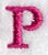 Garamond Letter P (3 Inch)