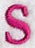 Garamond Letter S (3 Inch)